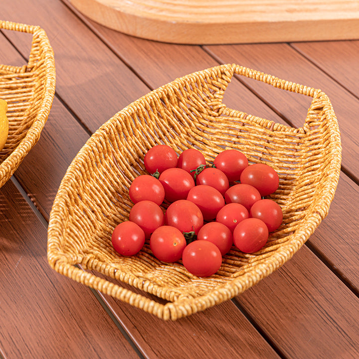 Decorative Handwoven Serving Tray Stornfield