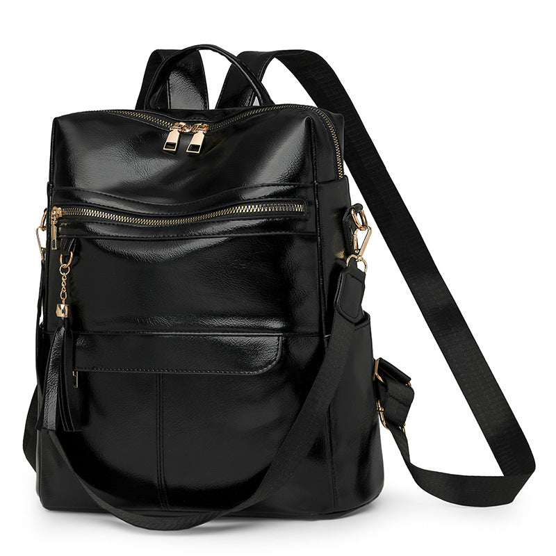Multi-Purpose Stylish Leather Backpack Stornfield