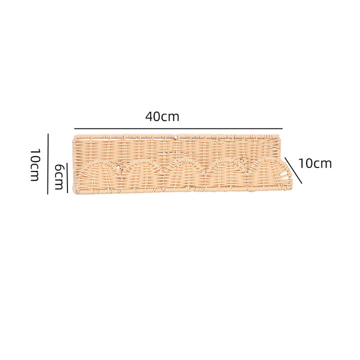 Handwoven basket with suspension device Stornfield