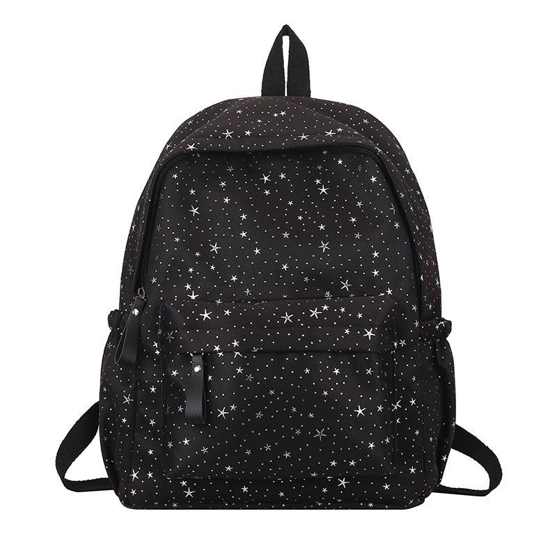 Girls' Star Patterned School Backpack Stornfield