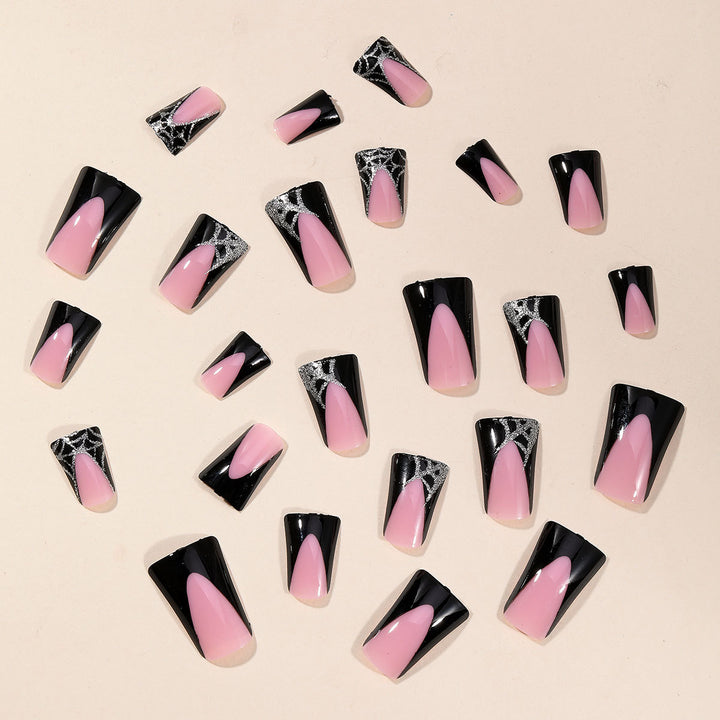 Gothic-Inspired 3D Acrylic Nail Art Extensions Stornfield
