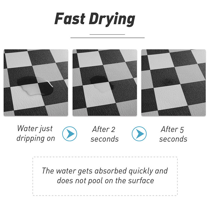 Stylish Checkerboard Table Mat