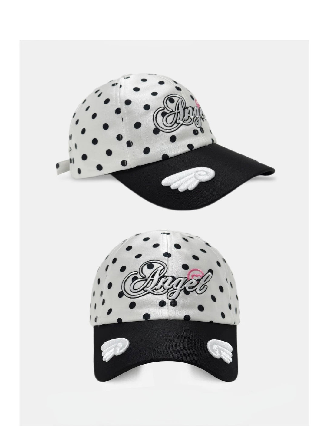 Women's Playful Polka Dot Embroidered Baseball Cap Stornfield