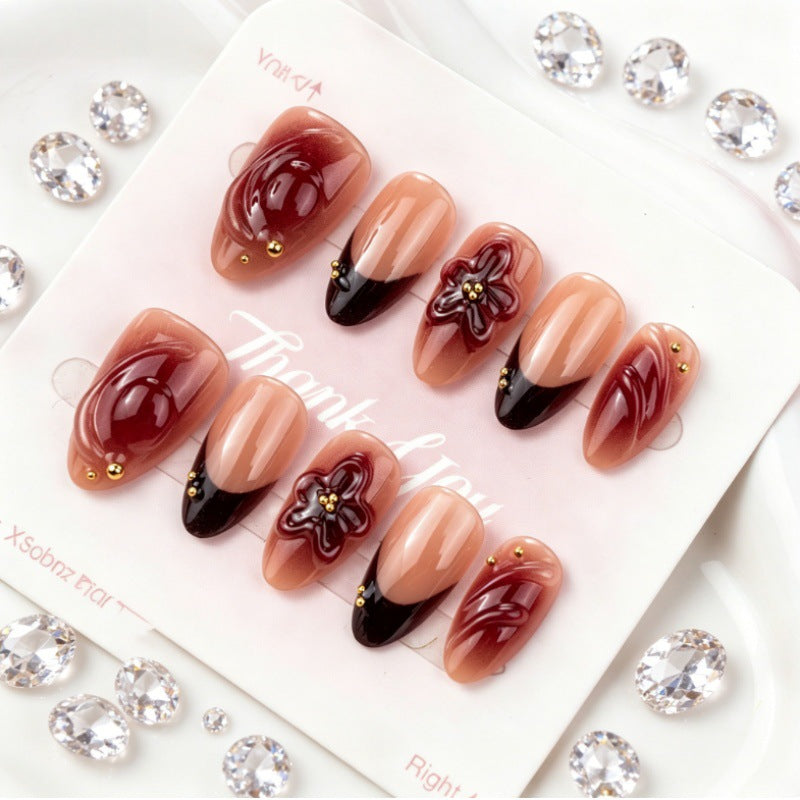 Creative Floral Design Press-On Nails Stornfield