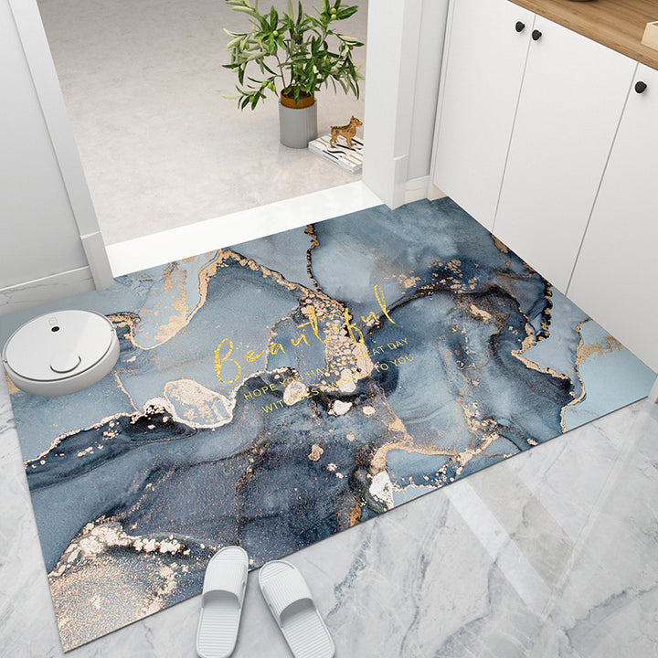 Elegant Abstract Design Floor Mat