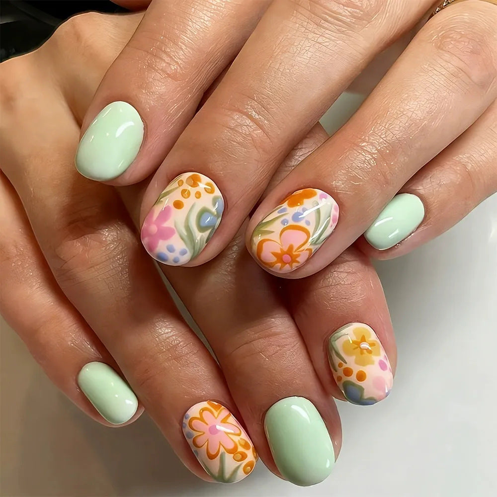 Floral Artistry Nail Design Stornfield