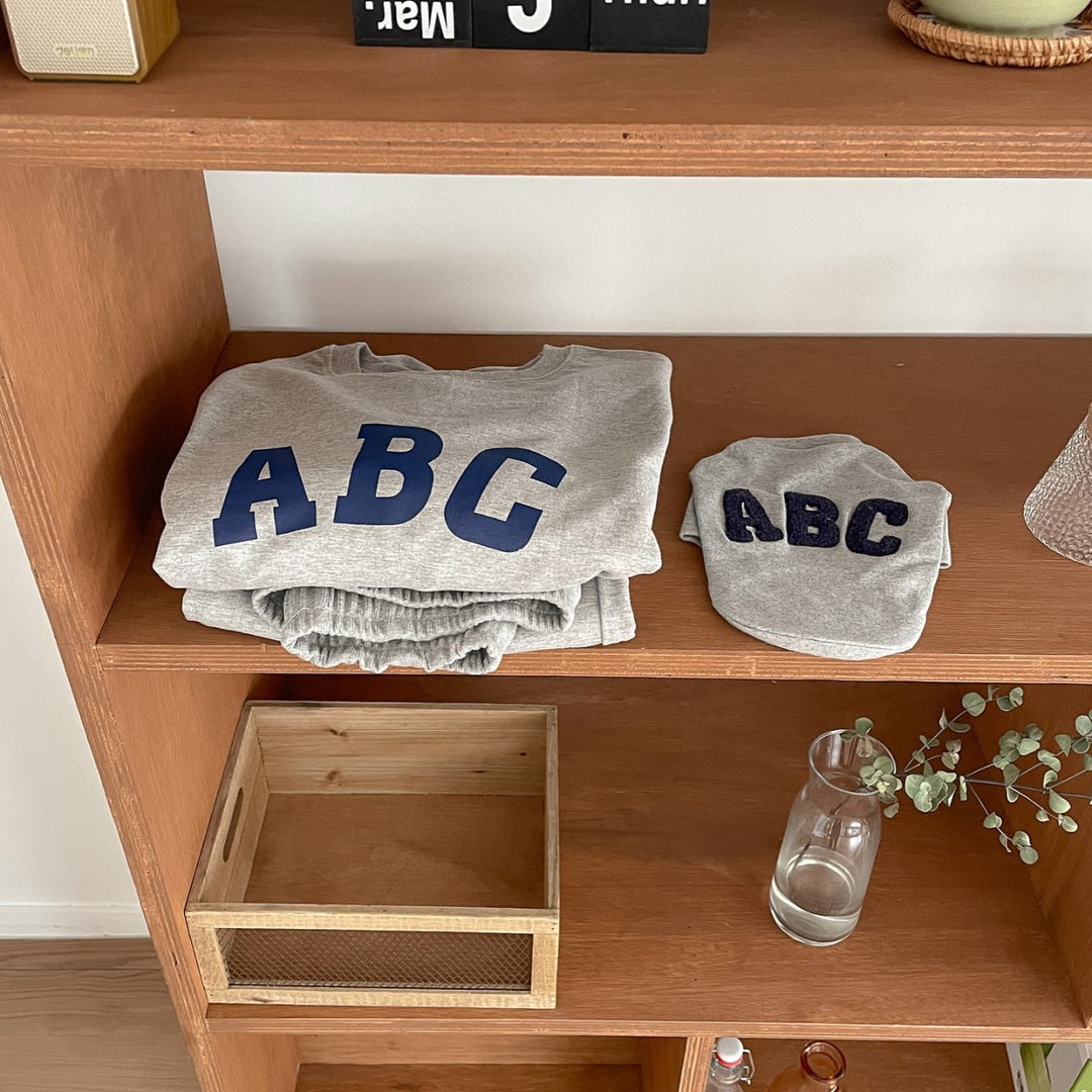 Small Dog Soft Cotton Tee with Chenille Letter Appliqué