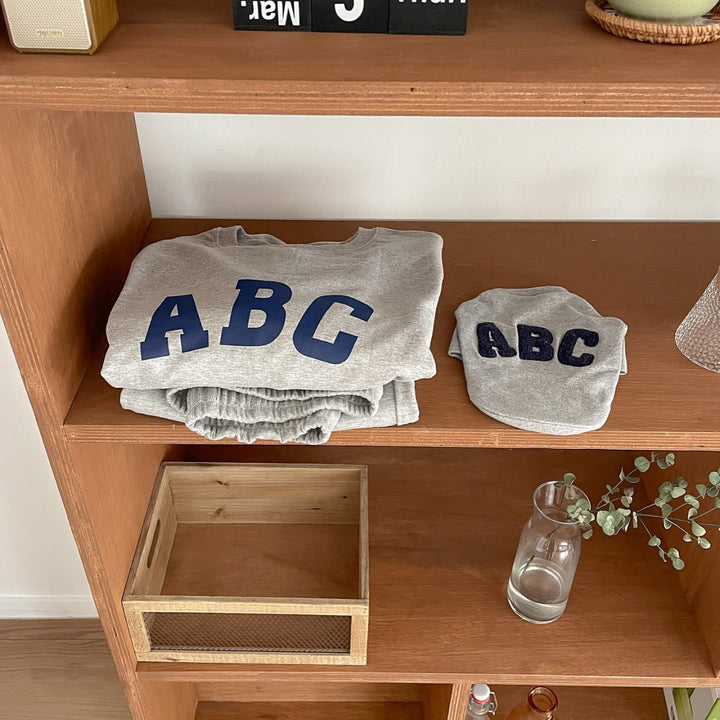 Small Dog Soft Cotton Tee with Chenille Letter Appliqué