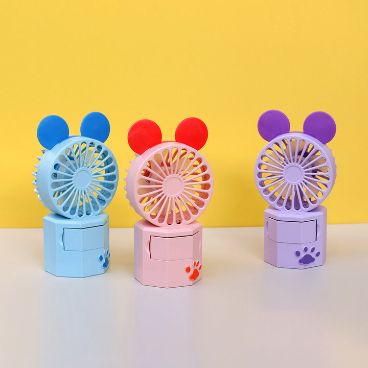 Unisex Portable Mini Fan with Animal Ears and USB Connection Stornfield