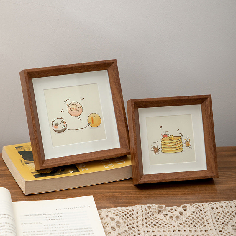 Charming Illustrated Art Display Frame for Home