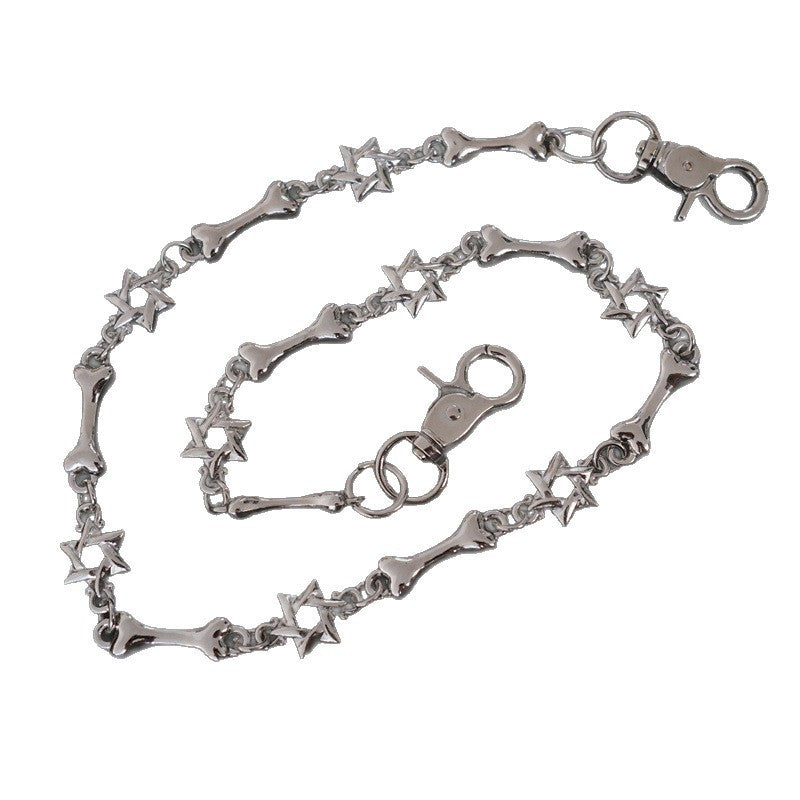 Elegant necklace with cross and bone pendants Stornfield