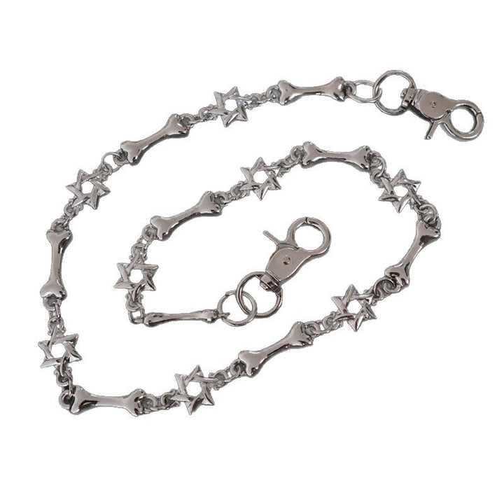 Elegant necklace with cross and bone pendants Stornfield