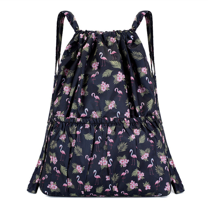 Floral Print Drawstring Backpack Stornfield