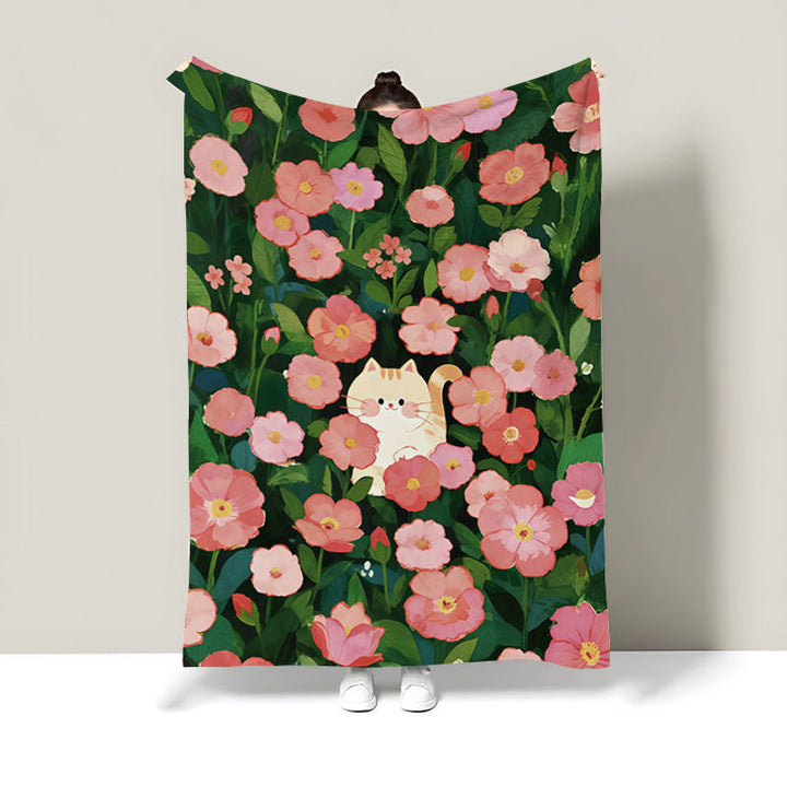 Cat Print Blanket