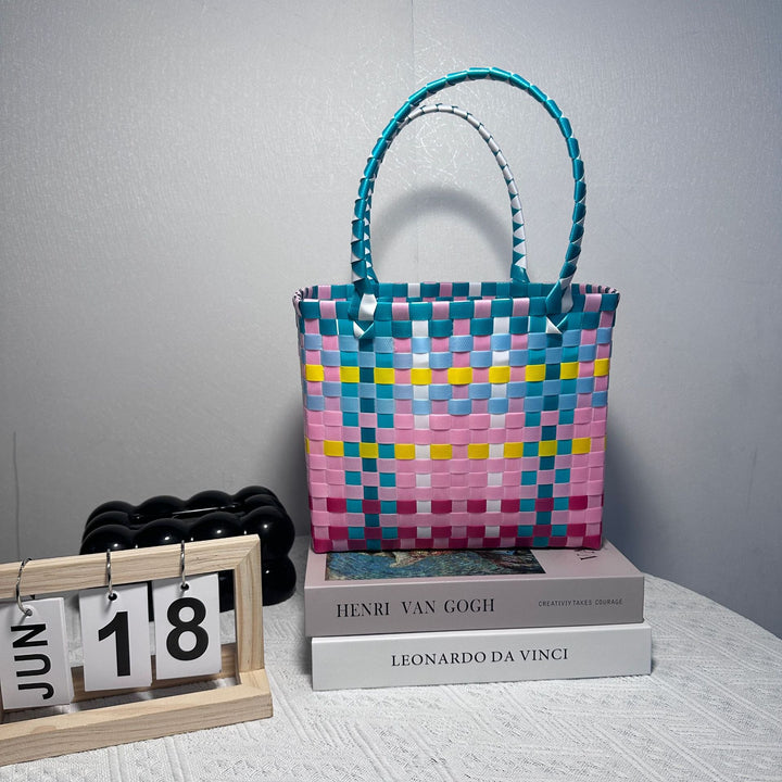 Braided handbag with sturdy handles Stornfield