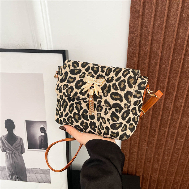 Chic Leopard Print Crossbody Bag Stornfield