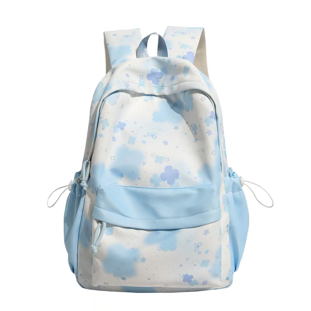 Leisure backpack with cheerful floral design and versatile storage space Stornfield