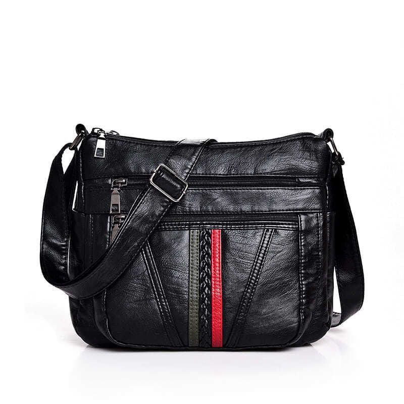 Shoulder bag made of high-quality artificial leather with various compartments Stornfield