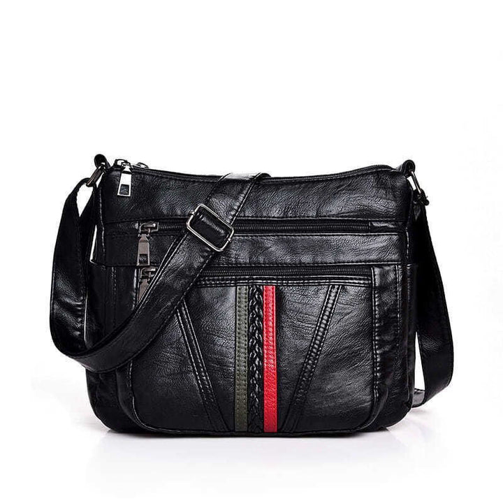 Shoulder bag made of high-quality artificial leather with various compartments Stornfield