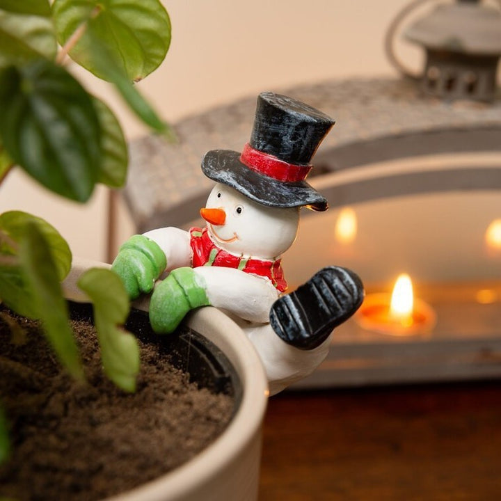 Decorative Snowman Plant Decoration Stornfield