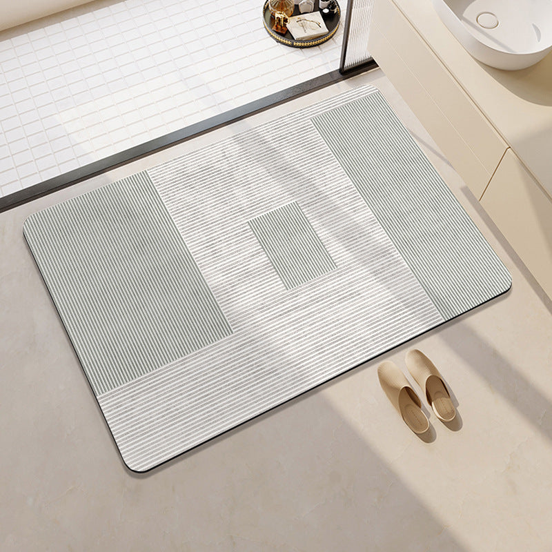 Geometric Patterned Bath Mat