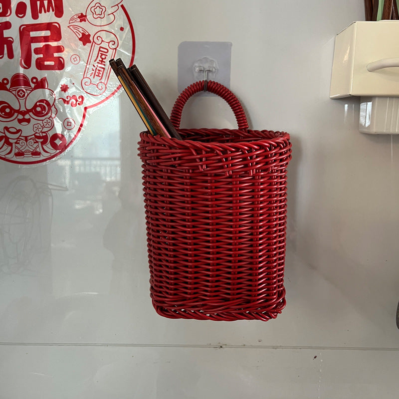 Unisex wall basket with practical hook Stornfield