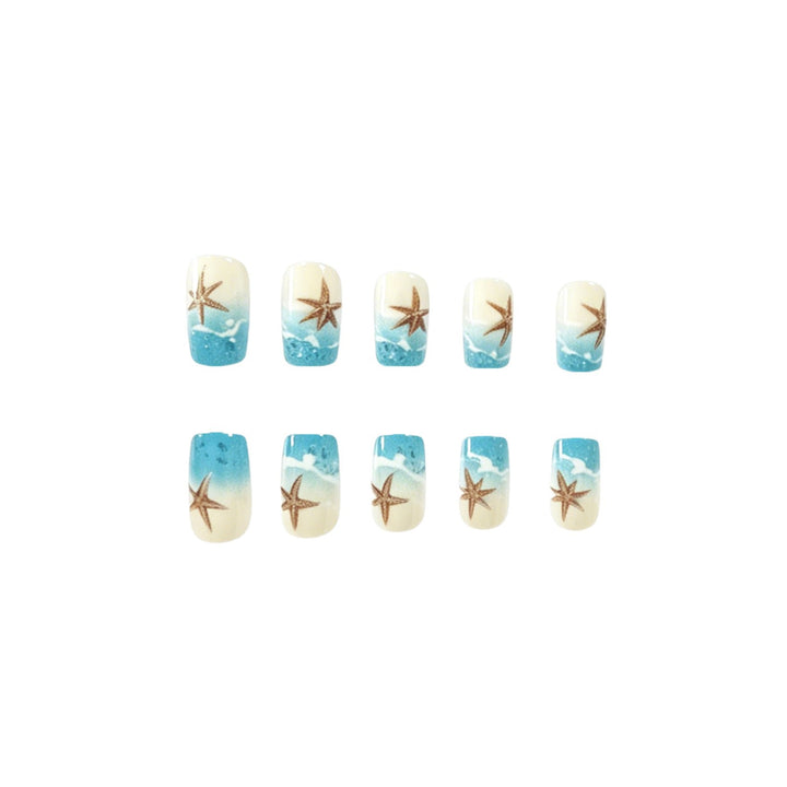 Coastal Themed Nail Art Stornfield