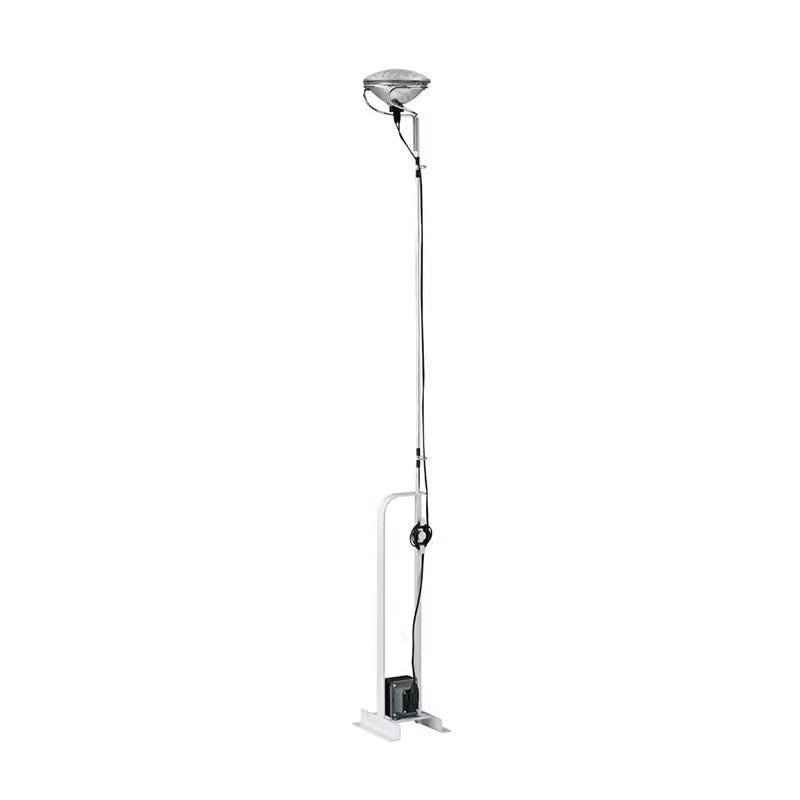 Industrial Floor Lamp with Adjustable Height