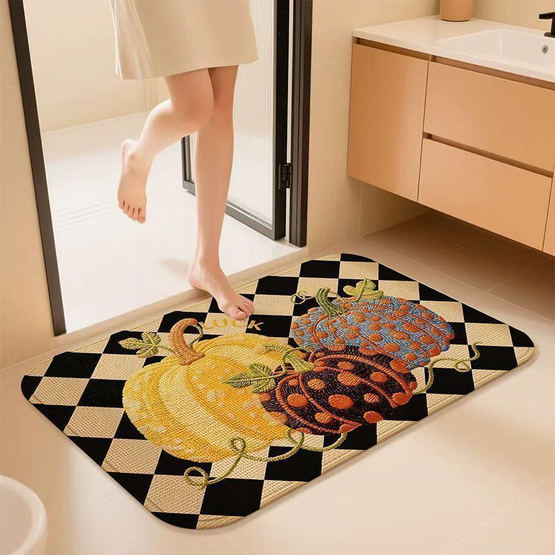 Decorative Pumpkin Bath Rug