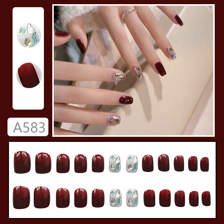 Glamorous Accent Press-On Nail Set Stornfield