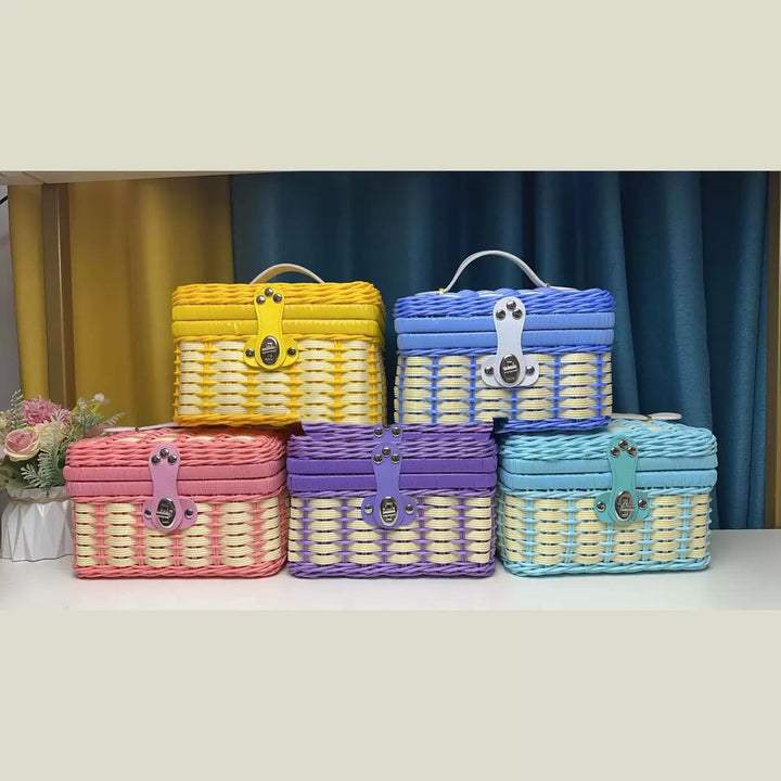 Women Robust Rattan Storage Box Stornfield