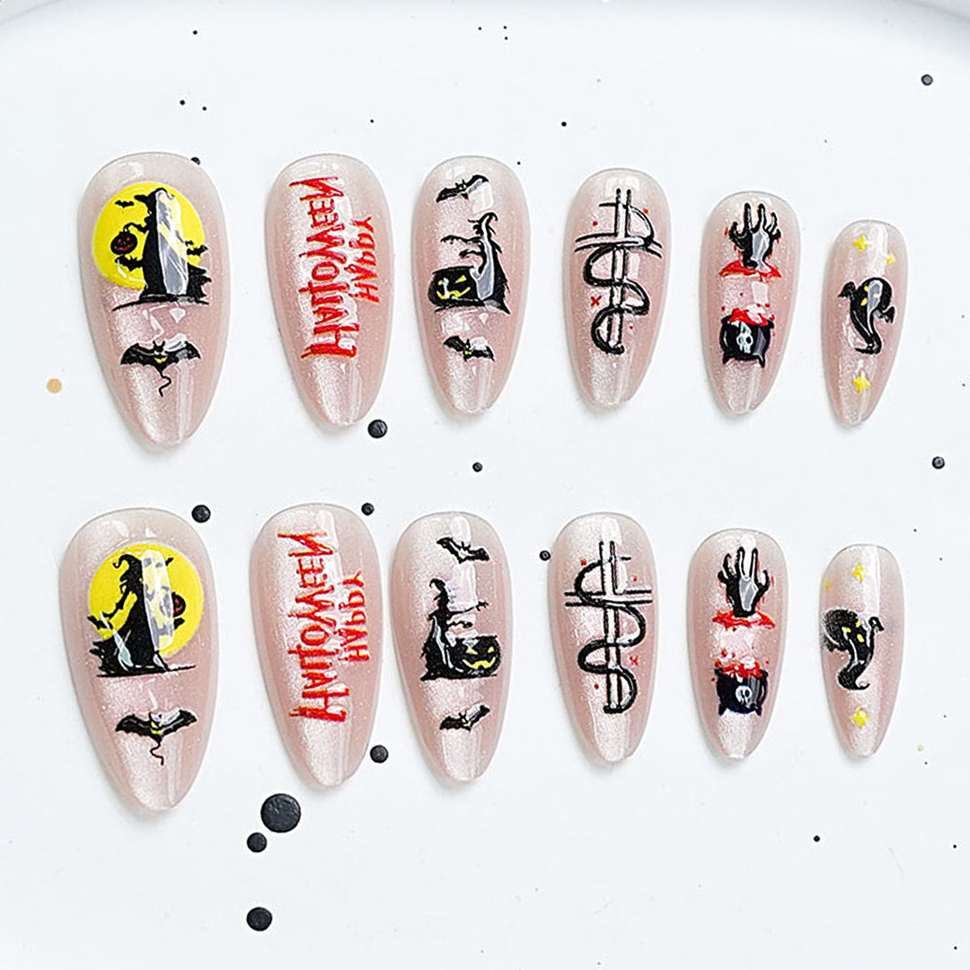 Halloween-Themed Nail Art Set Stornfield
