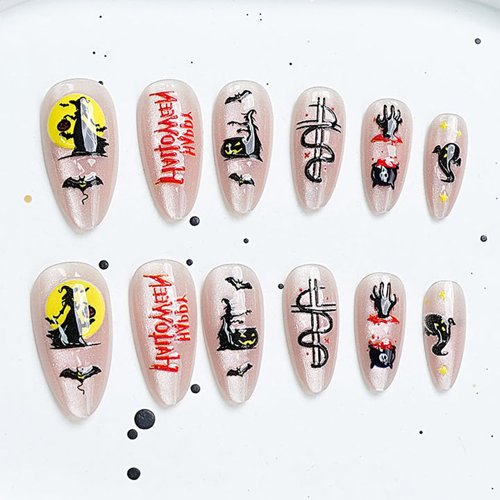 Halloween-Themed Nail Art Set Stornfield