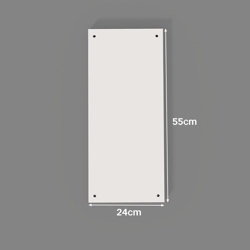 Heavy-Duty Square Mounting Cover Plate with Four Corner Fastener Holes