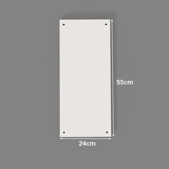 Heavy-Duty Square Mounting Cover Plate with Four Corner Fastener Holes