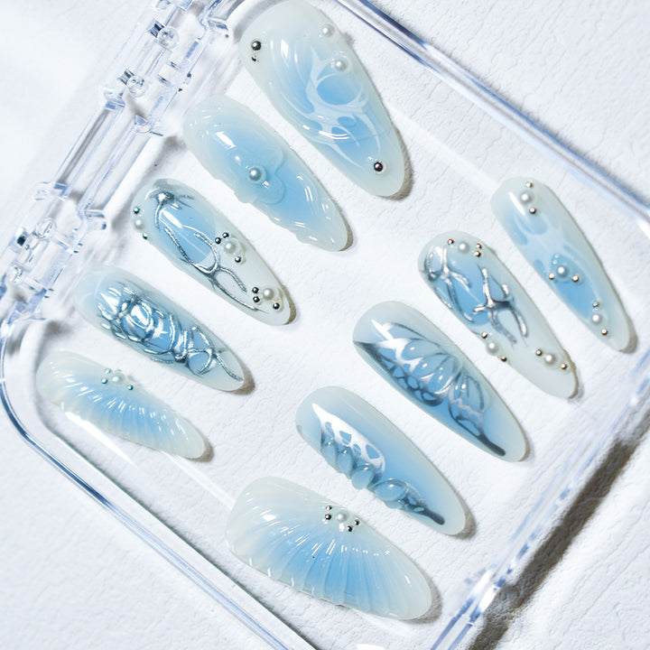 Artistic 3D Acrylic Nail Design Stornfield