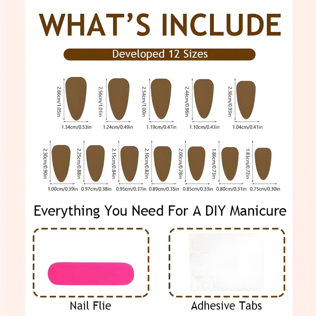 Premium DIY Manicure Press-On Nail Kit Stornfield
