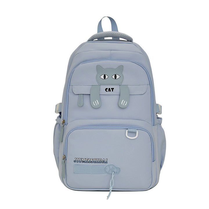 Playful Cat-Themed School Backpack Stornfield