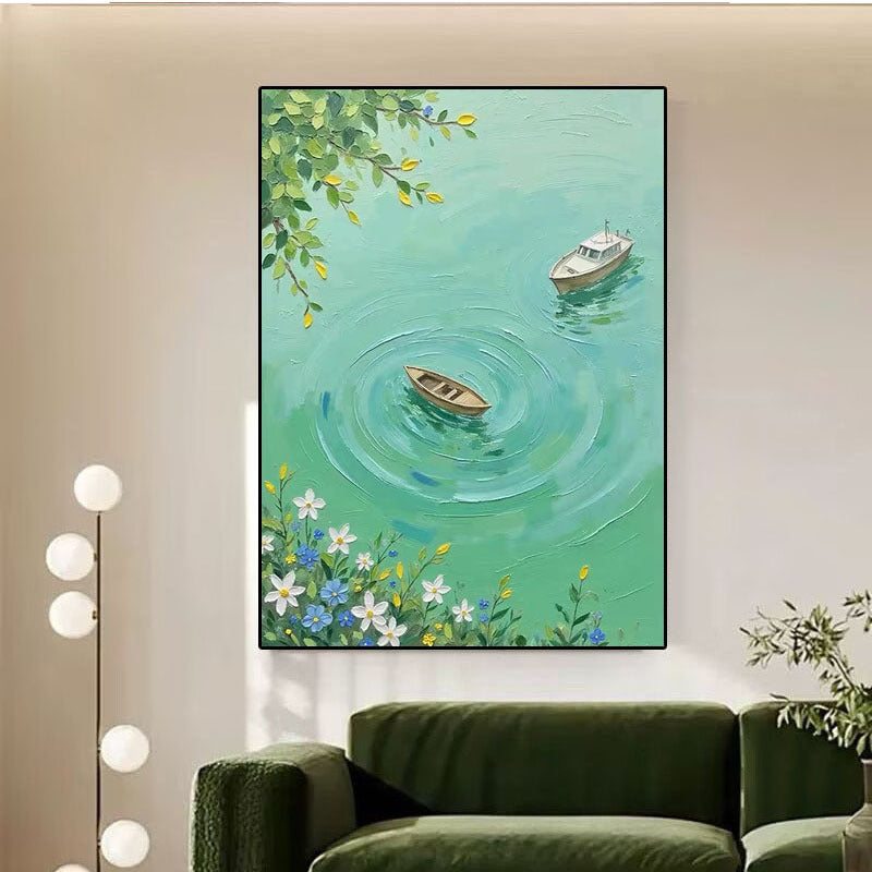 Serene Abstract Landscape Canvas Art