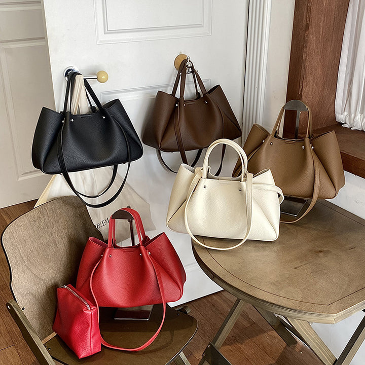 Versatile Leather Tote Bag