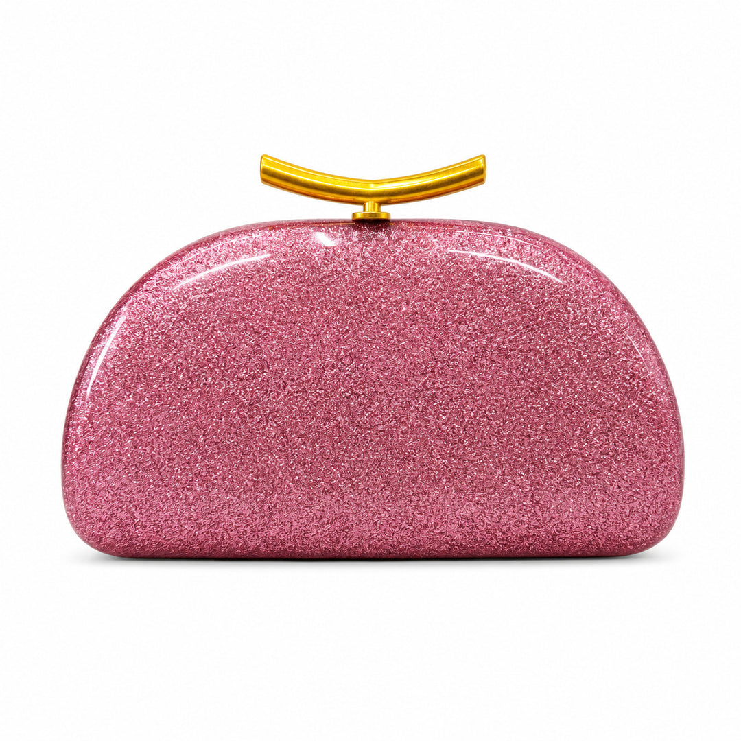Marbled Acrylic Evening Clutch