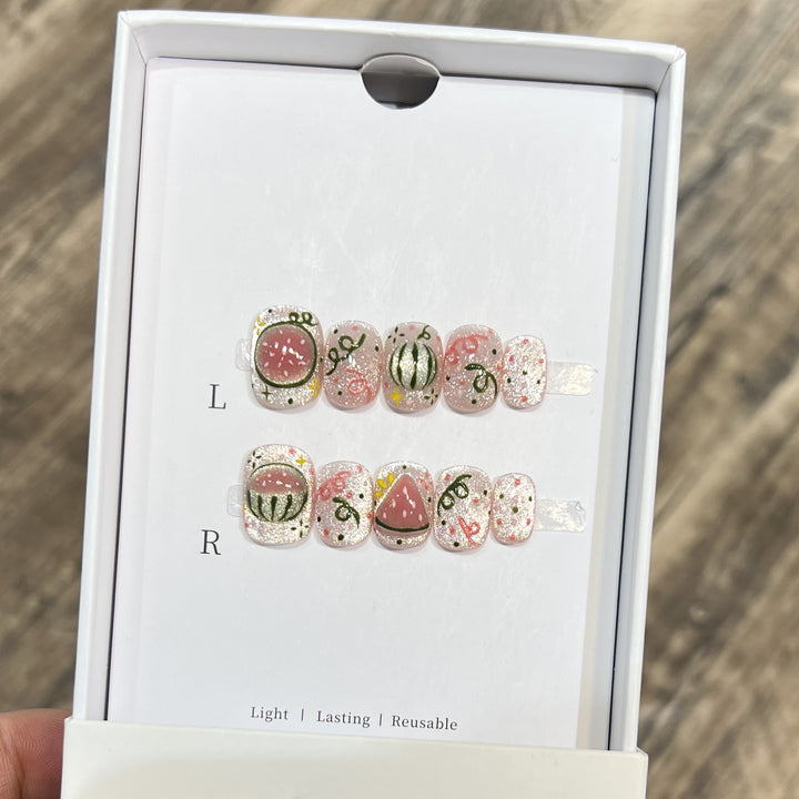 Reusable Press-On Nail Set Stornfield