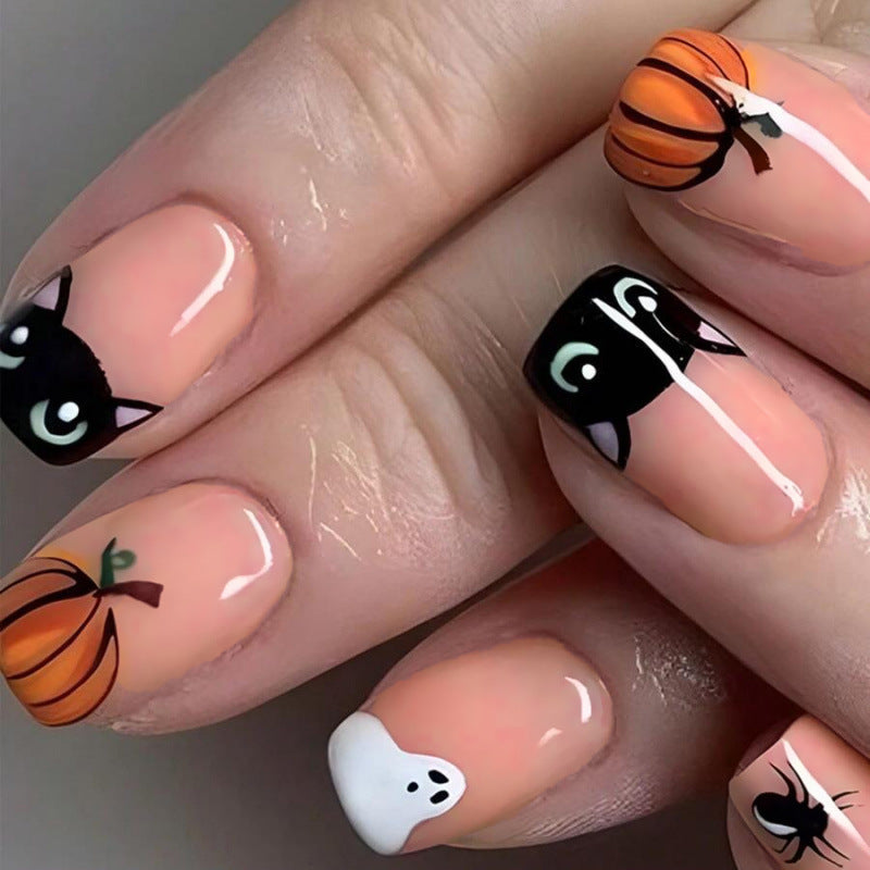 Creative Halloween-Themed Nail Art Enhancements Stornfield