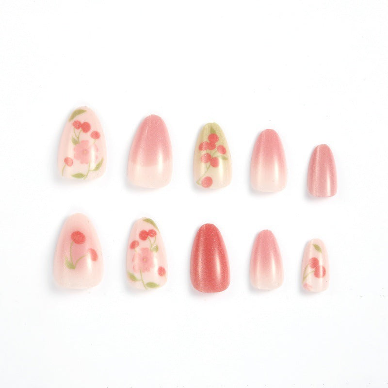 Creative Nail Art Set with Cherry Design Stornfield