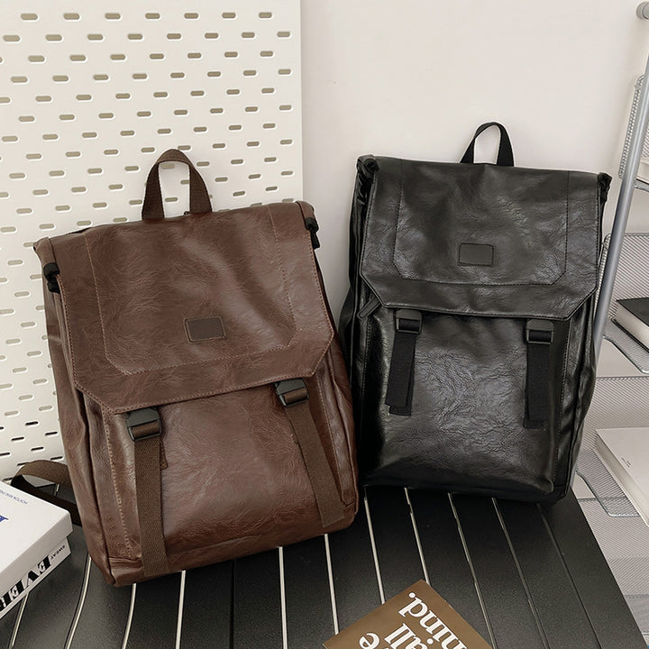 Vintage-Inspired Leather Backpack Stornfield