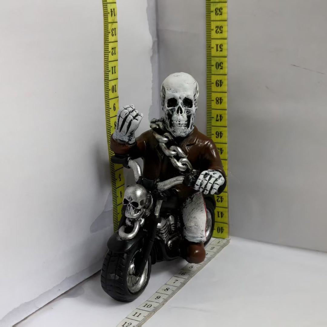 Creepy motorcycle figure Stornfield
