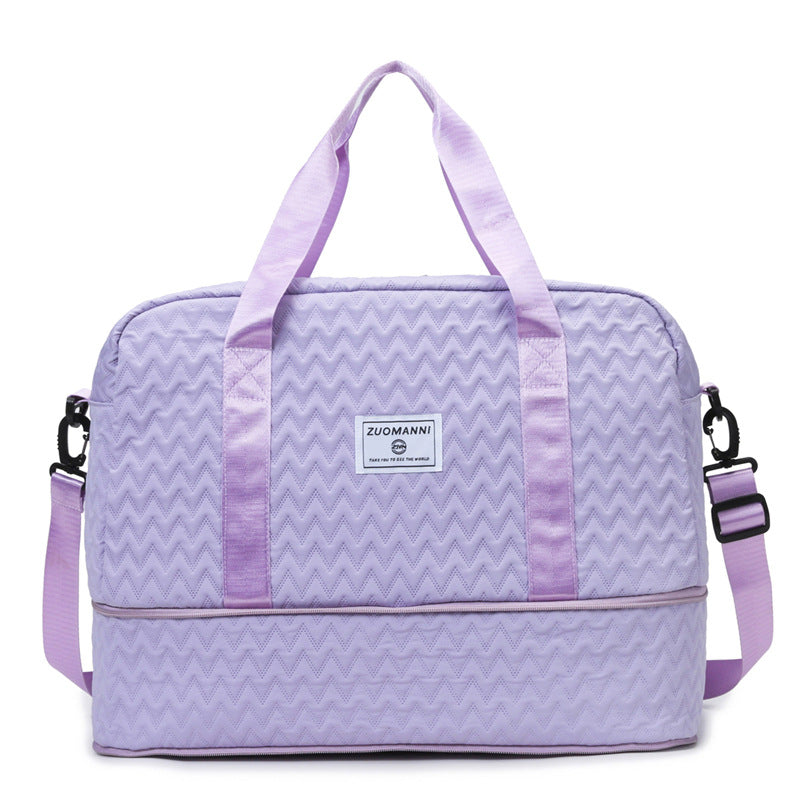 Sporty Tote Bag with Structured Outer Material Stornfield