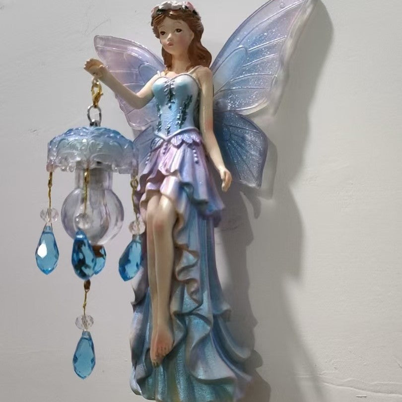 Decorative fairy figure with LED light Stornfield