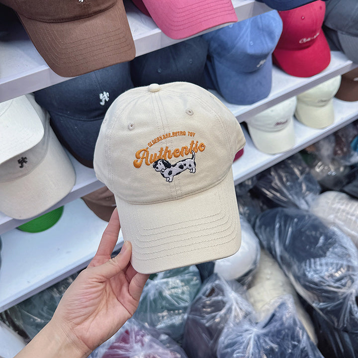 Women's Embroidered Cow Print Baseball Cap Stornfield