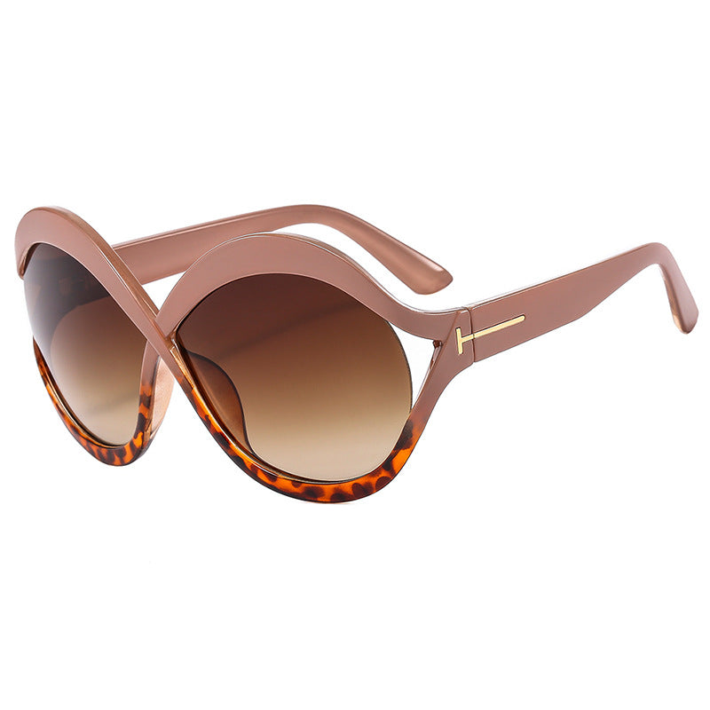 Women's extravagant Cat-Eye sunglasses with curved frame Stornfield